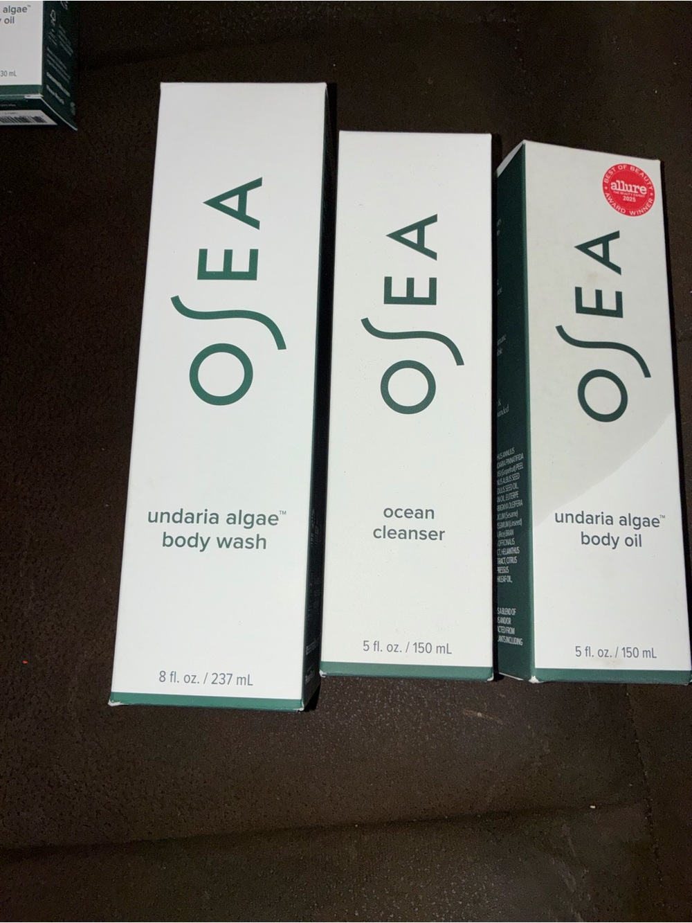 OSEA Undaria Algae Body Wash & Ocean Cleanser Set — White and Green